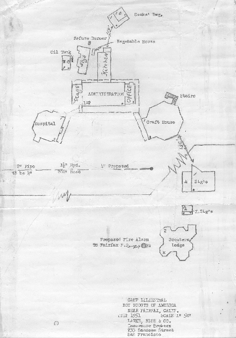 Camp Lilienthal drawings,1951