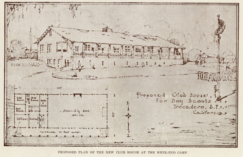 Concept Drawing for Clubhouse (c 1919)